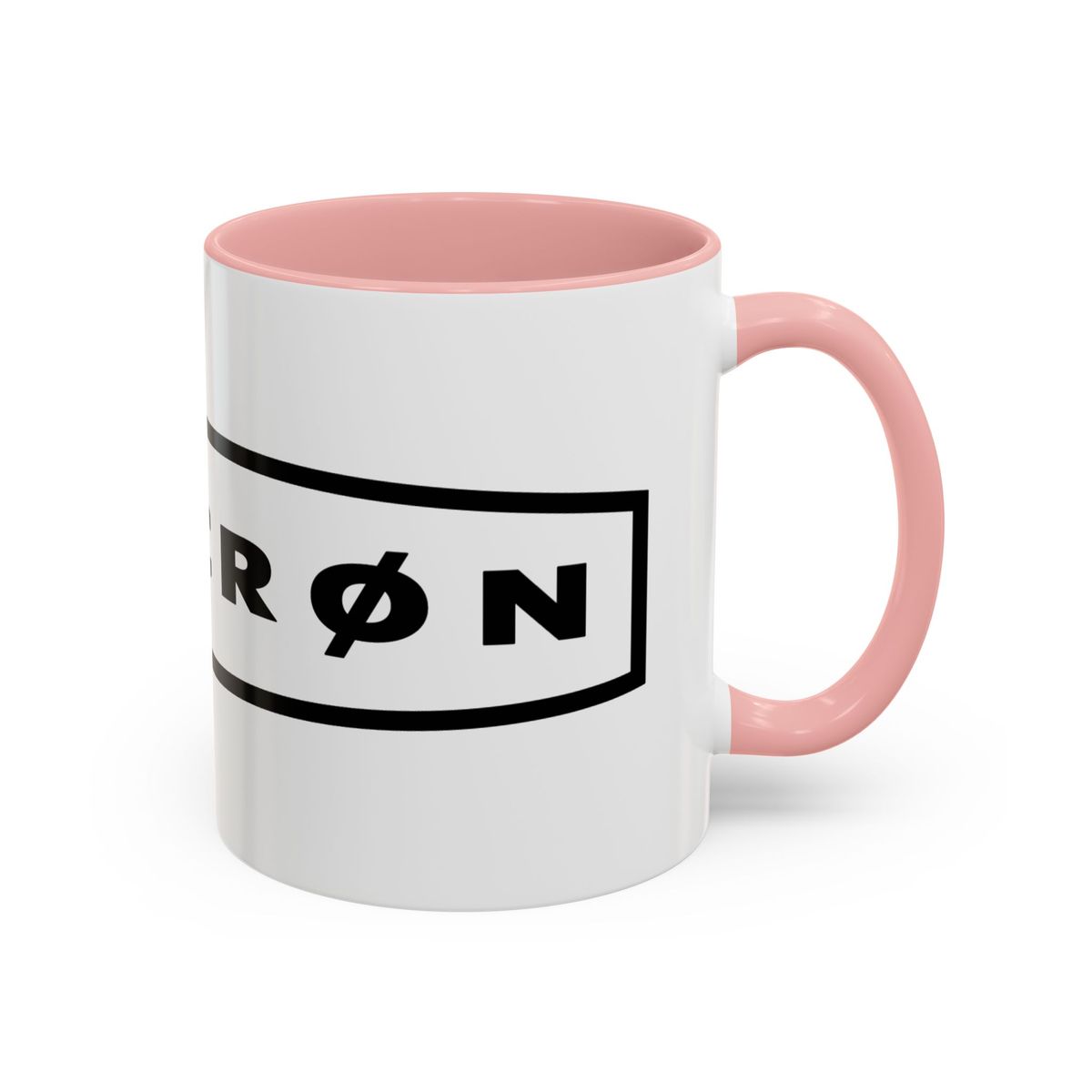 SYNCRØN Logo Accent Coffee Mug — Black-Trim Ceramic 11oz